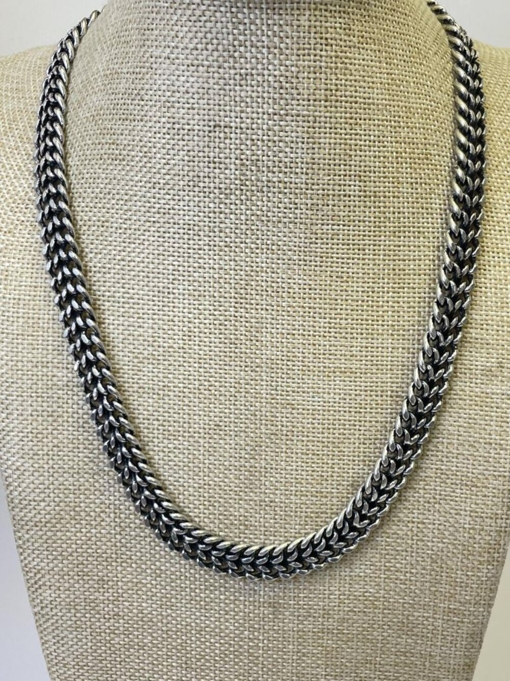 Fossil Silver Necklace